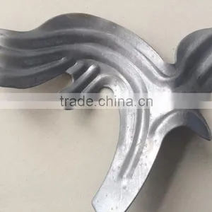 New Wrought Iron Fence Ornament Cast Stamping Flower and Leaf /Casting Ornament For Wrought Iron Flower and Leaves thumbnail-2