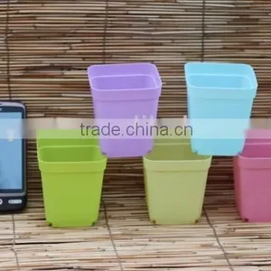 PP Cheap Square Flower Pots With Tray thumbnail-4