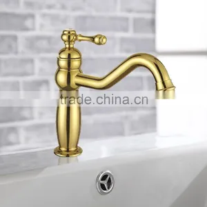 Classic Bamboo Shape Rose Golden Brass Faucet BNF032BH thumbnail-5