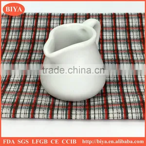 Popular Porcelain Mini Milk Jar Factory Directly Made in China,milk Pot, Juice Jar and Coffee Jar,spice Jar thumbnail-2