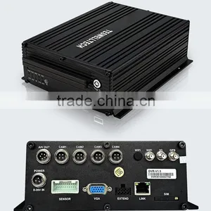 4CH AHD HDD Car Mobile 3G/4G/GPS/WIFI Optional MDVR thumbnail-1