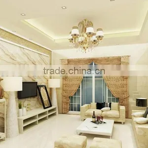 Diamand Art Glass Wall Home Wall , Elegant TV Background Wall Glass thumbnail-6