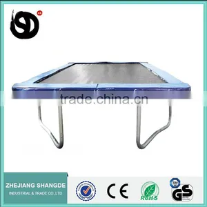 8x12ft Square Kids Popular Trampoline With Ladder thumbnail-3