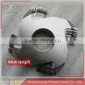 Finer Length 4mm Finger Joint Cutter With 4 Teeth for Wood Comb Jointing Machines thumbnail-2
