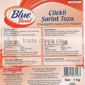 Blue Bead Charlotte,mousse Powder To Prepare Cake And Pastries (Strawberry) thumbnail-4