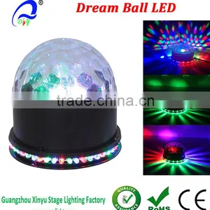 RGB LEDS Sound Actived Mini Rotating Crystal Magic Ball Stage Ceiling Lights for KTV Xmas Party Wedding Show Club Pub Disco DJ thumbnail-1