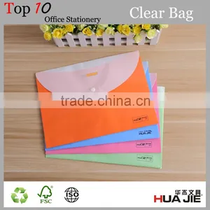 Custom PP Plastic 18 Micrometers Clear File Document Bag thumbnail-2