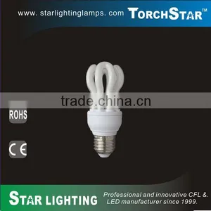 13w 4u CFL Lotus Light Bulb thumbnail-1