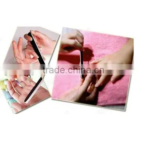 10 Pcs Nail File Buffing Buffer Curve Grit Sanding Sandpaper Black thumbnail-1