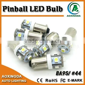 3528 Hot-sell Pinball Led Bulb BA9S 5led White thumbnail-1