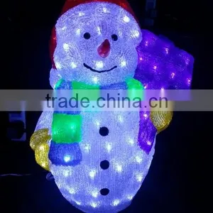 Hot Led Sculpture Light Led Motif Light Snowman Light for Street Square Decoration thumbnail-1