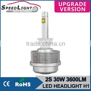 Speedlight Upgrade Version 30W 3600LM 2S LED Bulb For Car H1 LED Auto Headlight LED Car Lamp thumbnail-1