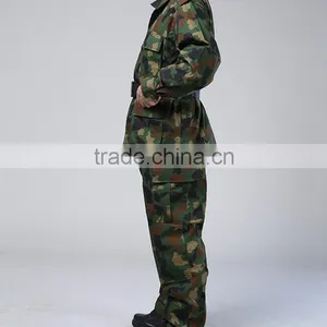 New Polygon Woodland Camo Polyester/ Cotton African Military Uniform thumbnail-2