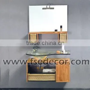 Bathroom Cabinet in Hainan Oak thumbnail-1