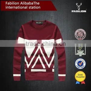 New Leisure Men's Fashion Boutique Men Sweater for Argyle Sweater for Men thumbnail-1