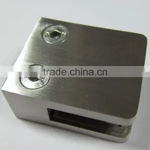 Square Glass Panel Holding Clip Spring Loaded Clamp/ Pipe Clamp Price thumbnail-1