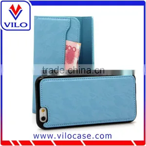 Lace PU Leather Magnetic Detachable Back Cover Case With Card Slot for Iphone 6 thumbnail-1
