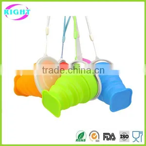 Food Grade Foldable Drinkware Collapsible Silicon Cup thumbnail-1