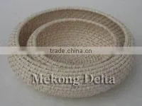 Woven Bamboo and Rattan Fruit Basket thumbnail-1