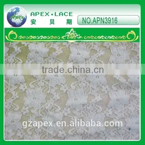 Newest Fashion Design of Nylon Lace for Wedding Dress thumbnail-4