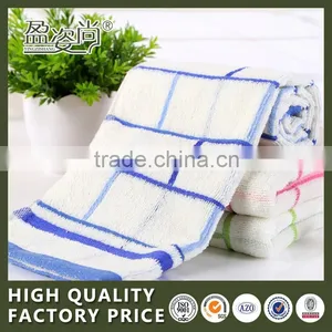 Hot Selling Face Towel Wholesale Variety Colors Checked 100% Cotton Terry Towel With Dobby Border thumbnail-1