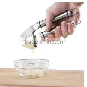Stainless Steel Garlic Press and Masher or Presser thumbnail-1