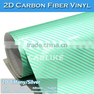 1.27x50M Colorful Car Design 2D Carbon Fiber Vinyl Sticker thumbnail-4
