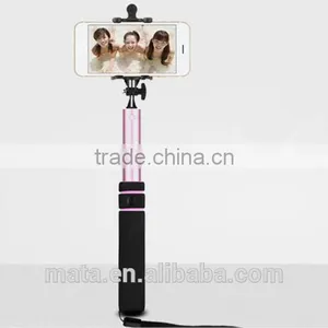 Mini Handheld Monopod Selfie Stick With Bluetooth Shutter Button thumbnail-5
