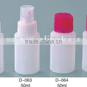 50ml PE Plastic Scale Bottle With Sprayer or Press Cap thumbnail-1
