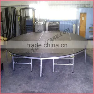 Event Round Portable Stage Decorations With 18 mm Plywood Platform thumbnail-6