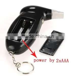 Portable High Precision Digital Display Wine Alcohol Breath Tester With LCD Clock SV023291 thumbnail-3