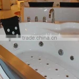 2016 Acrylic Bath Tub Bathing Massage Whirlpool Made in China Q368N thumbnail-6