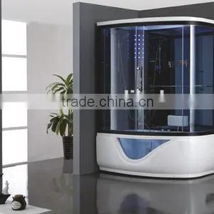 2016 Enclosed Massage Whirlpool Steam Shower Room With Glass Aceylic Tub thumbnail-2