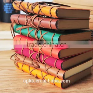 Custom Logo Promotion PU Agenda Leather Notebook With Elastic Band thumbnail-1