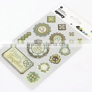 2015 New Design Hot Sale Simple Cheap Custom 3D Pvc Sticker/clear Epoxy Sticker thumbnail-1