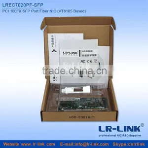 PCI 100FX SFP Port Fiber Network Interface Card (VT6105 Based) thumbnail-5