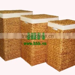 2015 New Product Water Hyacinth Hamper for Home Decoration and Furniture thumbnail-1