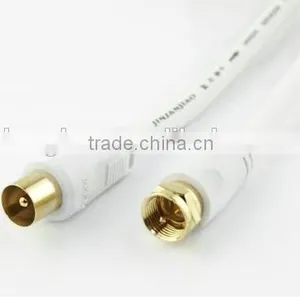 RG6 Coaxial Cable Wire Dual Shield 18AWG Black Coax Satellite TV thumbnail-3