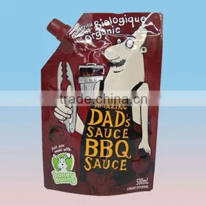500ml Plastic Spout Design Bag for Sauce thumbnail-1