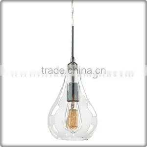 UL CUL Listed Clear Glass Pendant Light With Edison Bulb For Restaurant C60409 thumbnail-1
