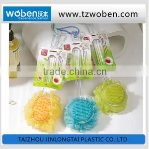 Round Shower Brush, Plastic Shower Brush thumbnail-1