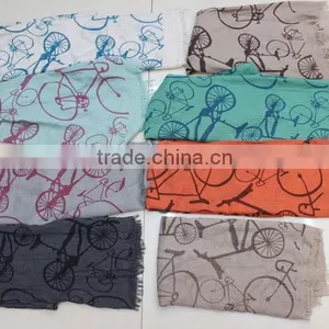 Wholesale 2015 Gaze de Paris Scarfs Hijabs New Fashion Office Ladies Scarf Cheap Price High Quality OEM Manufacture thumbnail-2