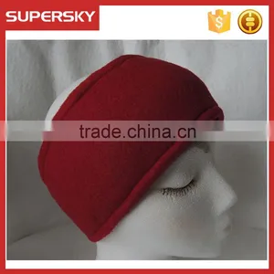 A-120 Polar Fleece Sport Winter Ear Warmers for Running Skating Fleece Headband Earmufs Athletic Fleece Headband thumbnail-2