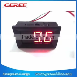 4.5-150V DC Red Digital Waterproof Voltmeter for Vehicle Motors Car Battery 0.56" thumbnail-2
