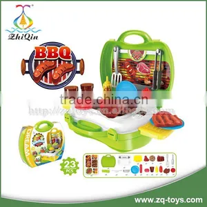 Kids Bbq Grill Set Toy Barbeque Toy Kitchen Toys With EN71, ASTM, HR4040, 14P Test Report thumbnail-1