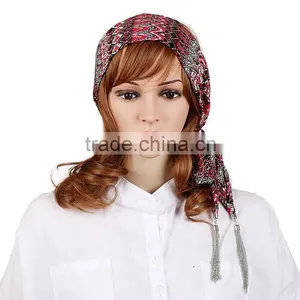 Fashion Women Lady Retro Bohemian Soft Frayed Scarf thumbnail-2