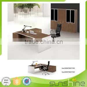 Guangzhou Factory Customized Eco-friendly Shiny Executive Desk thumbnail-3