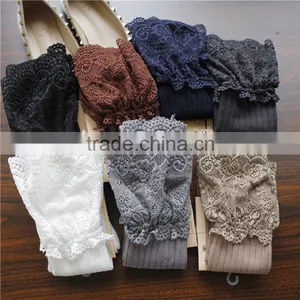 Hand Knit Leg Warmers Boot Socks thumbnail-1