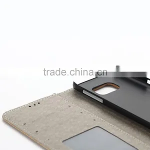 Retro Wood Leather Stand Shockproof Case for Samsung Galaxy s7 thumbnail-6