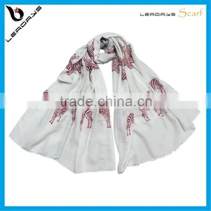 on Sale Most Popular Zabra Cotton Printed Hijab thumbnail-1